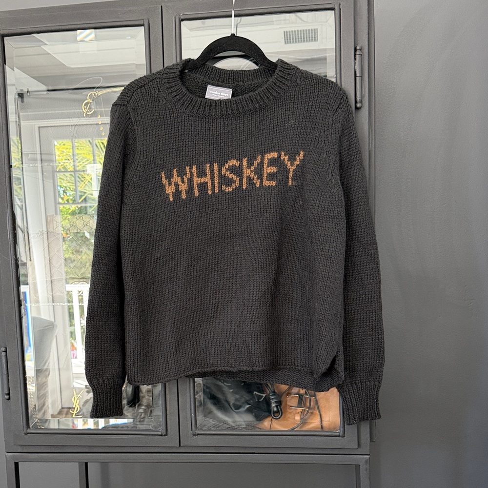 Wooden Ships Black Whiskey Sweater